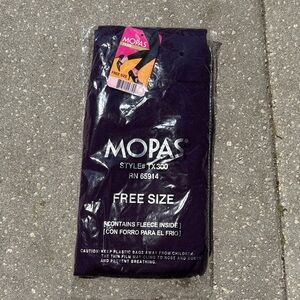 MOPAS Black Fleece-Lined Tights - Free Size